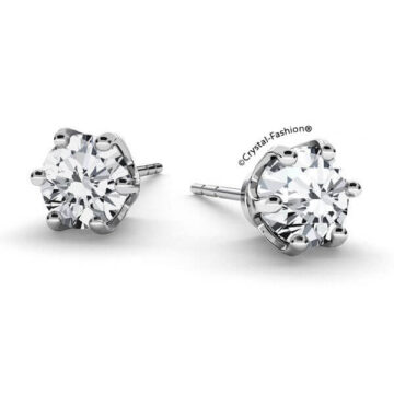 Cercei Coronita Cristale Swarovski