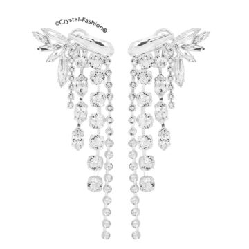 Cercei Lungi Cristale Swarovski Kimora Clear
