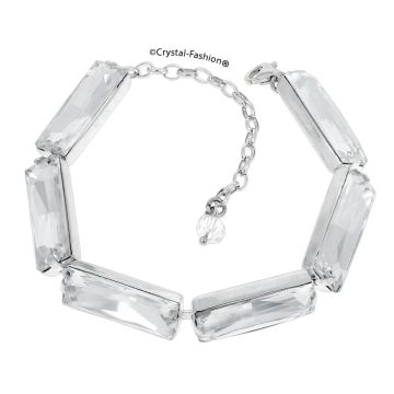 Bratara Swarovski Cristale Baguette