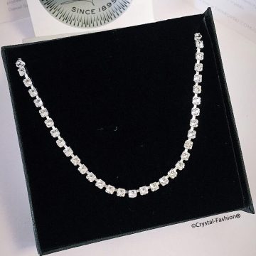 Colier Tennis Swarovski Argint Line