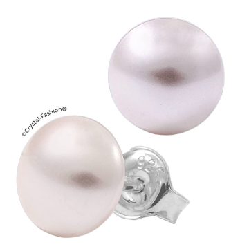 Cercei Perla Swarovski Half White