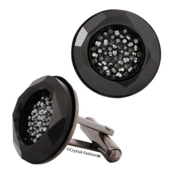 Butonii Rotunzi Barbati Cristale Swarovski