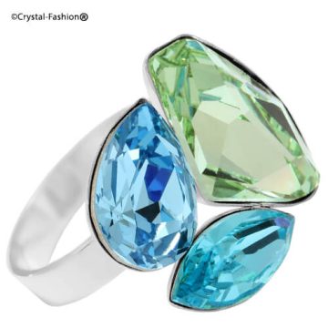 Inel Cristale Swarovski Neptun