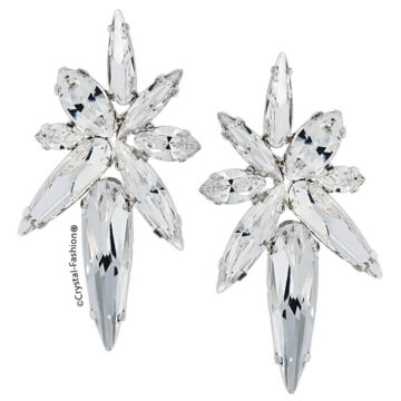 Cercei Steluta Cristale Swarovski