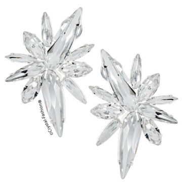 Cercei Stelute Cristale Swarovski Incolor