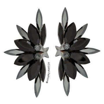 Cercei Swarovski Evantai Noa Negru