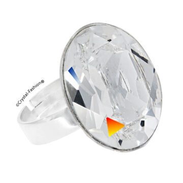 Inel Cristale Swarovski Oval