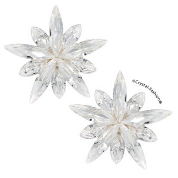 Cercei Stea Argint Glitter 4