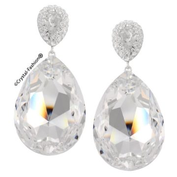 Cercei Cristale Swarovski Angelina Clear