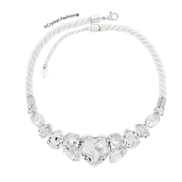 Colier Inima Swarovski Silk