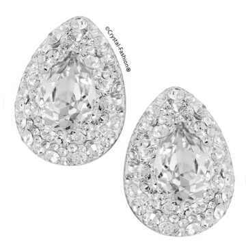 Cercei Eleganti Cristale Swarovski Incolor