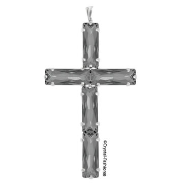 Baguette Cross Pandantiv Cristale