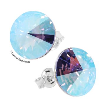Cercei Argint Cristal Rivoli 12 Albastru