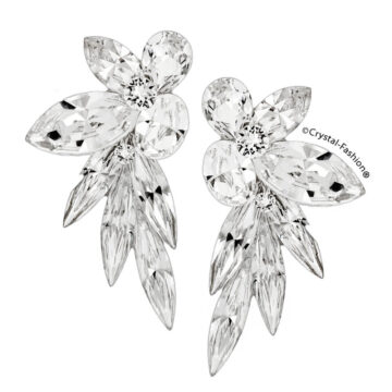 Cercei Mireasa Swarovski Selena Incolor
