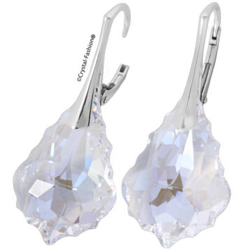 Cercei Swarovski Tortita Argint Baroque