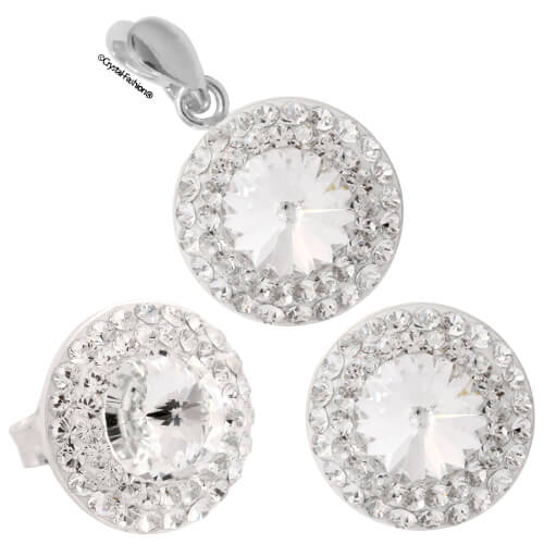 Rivoli England Queen Set Argint cu Cristale