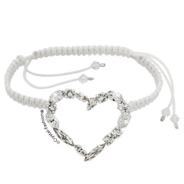 Heart in Love Shamballa Bratara Snur Cu Cristale