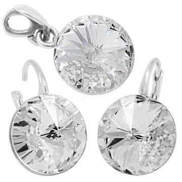 Set Argint Swarovski Rivoli14