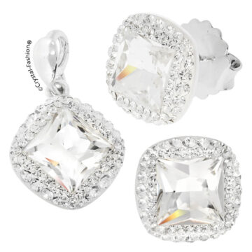 Bijuteri Cristale Patrate Swarovski