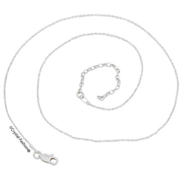 Lantisor Subtire Argint Skin Chain 1mm