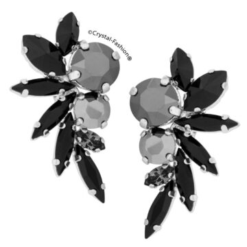 Cercei Cristale Swarovski Negru