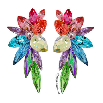 Cerceii Cristale Swarovski Dancing Antler Multicolor