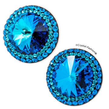 Cercei Cristale Swarovski Albastru