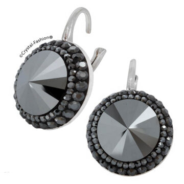 Cercei Swarovski Argint Tortita England Queen