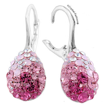 Cercei Para Swarovski Tortita Chaton Pear