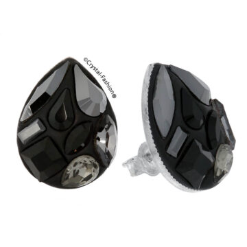 Cercei Para Cristale Negre Free Pear