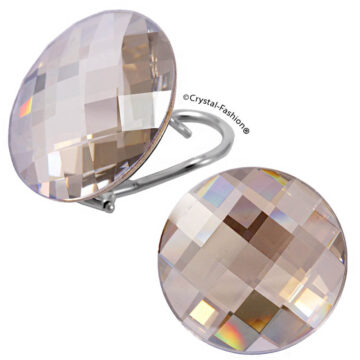 Cercei Rotunzi Chessboard Cristale Swarovski