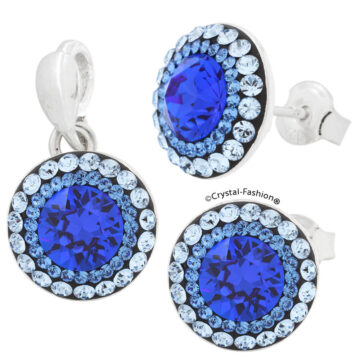 Set Bijuterii Argint Swarovski England Queen 12