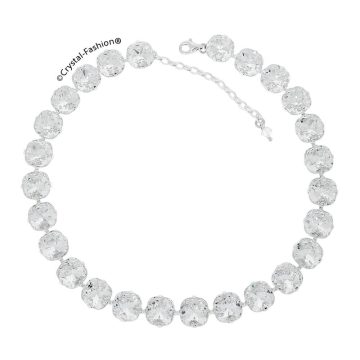 Colier Cushion Cristale Patrate Swarovski