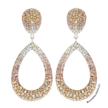 Cercei Swarovski Cristale Para Anemona auriu