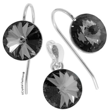 Bijuterii Cristal Swarovski Rivoli Gri