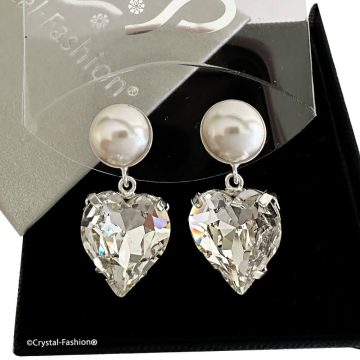 Cercei Swarovski Inima Heart Hazel