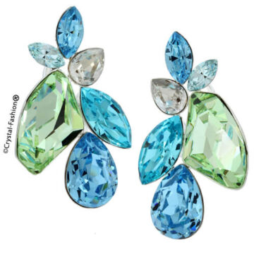Cercei Swarovski Colorati Neptuna