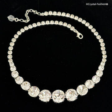Colier Tennis Swarovski Cristale Clear