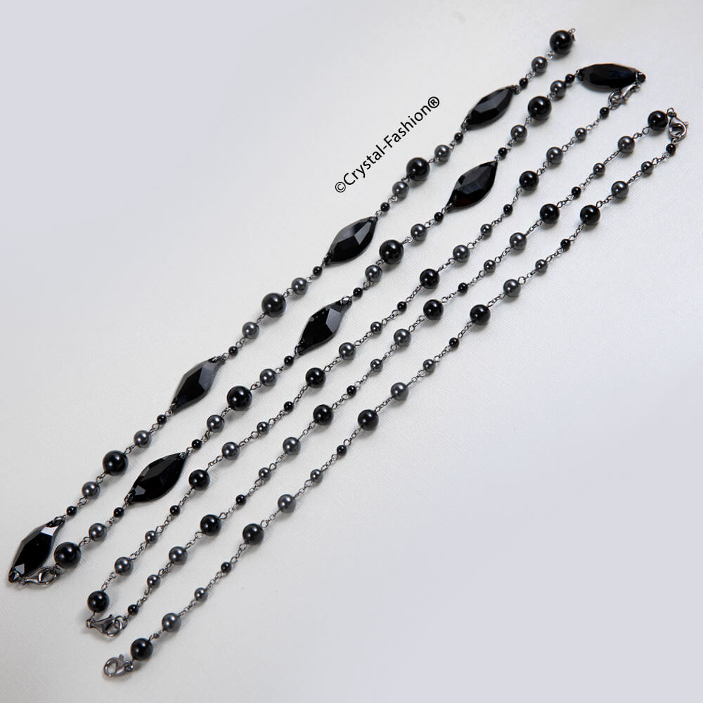 Colier Swarovski Perle si Cristale