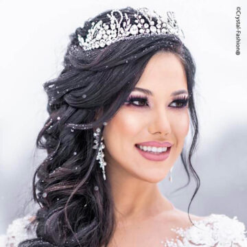 Coronita Diadema Swarovski Cristale Lucy