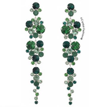 Cercei Lungi Oriana Verde