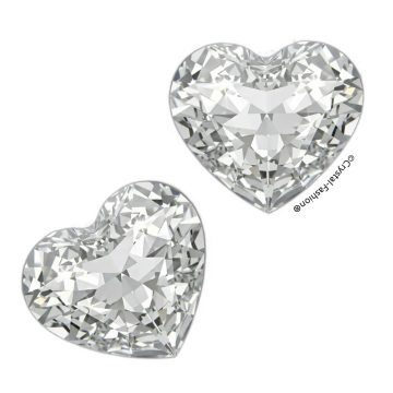 Cercei Swarovski Inima Clear