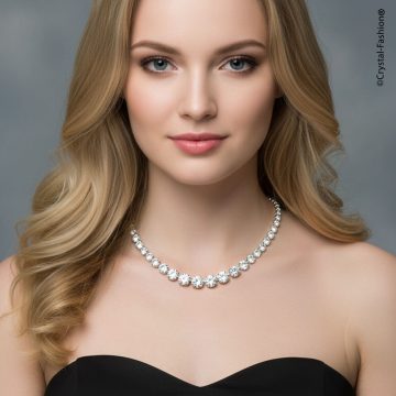 Colier Tennis Swarovski Clear