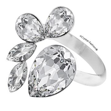 Inel Argint Adjustabil Intus Clear