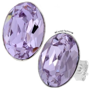 Cercei Swarovski Oval Mov
