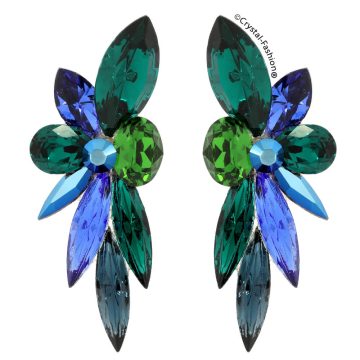 Cercei Swarovski Cristale Colorate Simida