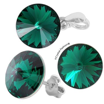 Set Bijuterii Swarovski Verde