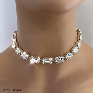 Colier Cristale Patrate Octagon