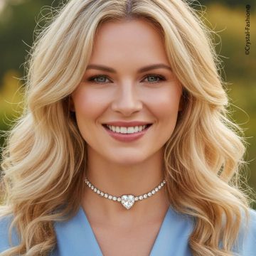 Colier Cristale Swarovski Inima