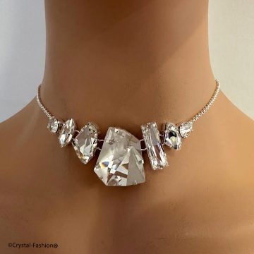 Lantisor Argint Cristale Swarovski Yutany